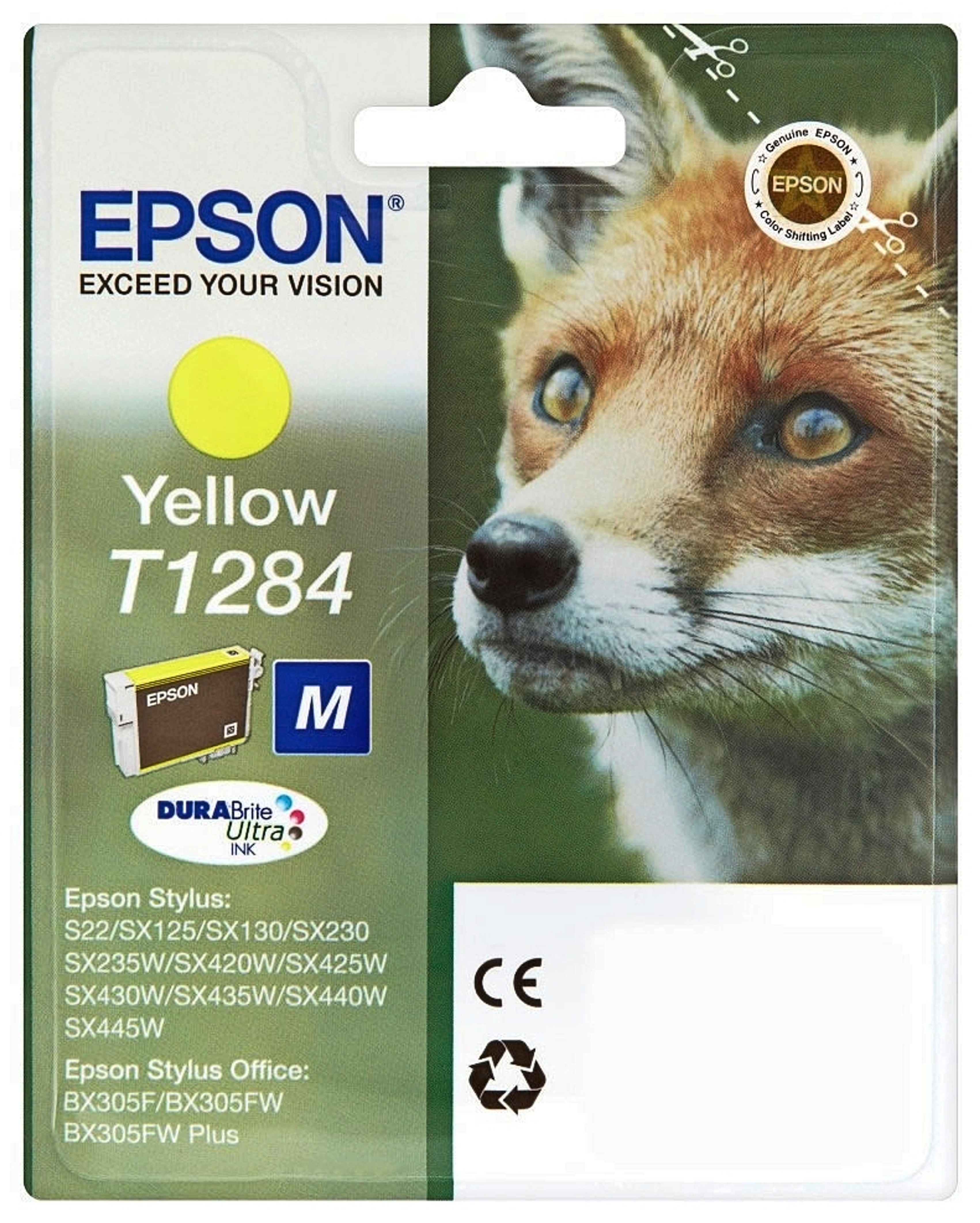 Epson mustepatruuna keltainen T1284