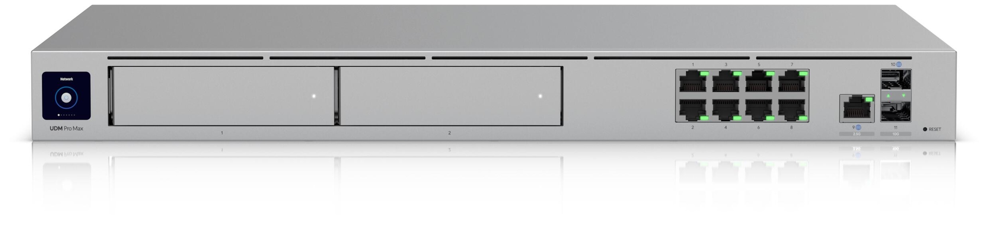 Ubiquiti UniFi Dream Machine Pro Max -kytkin ja palomuuri