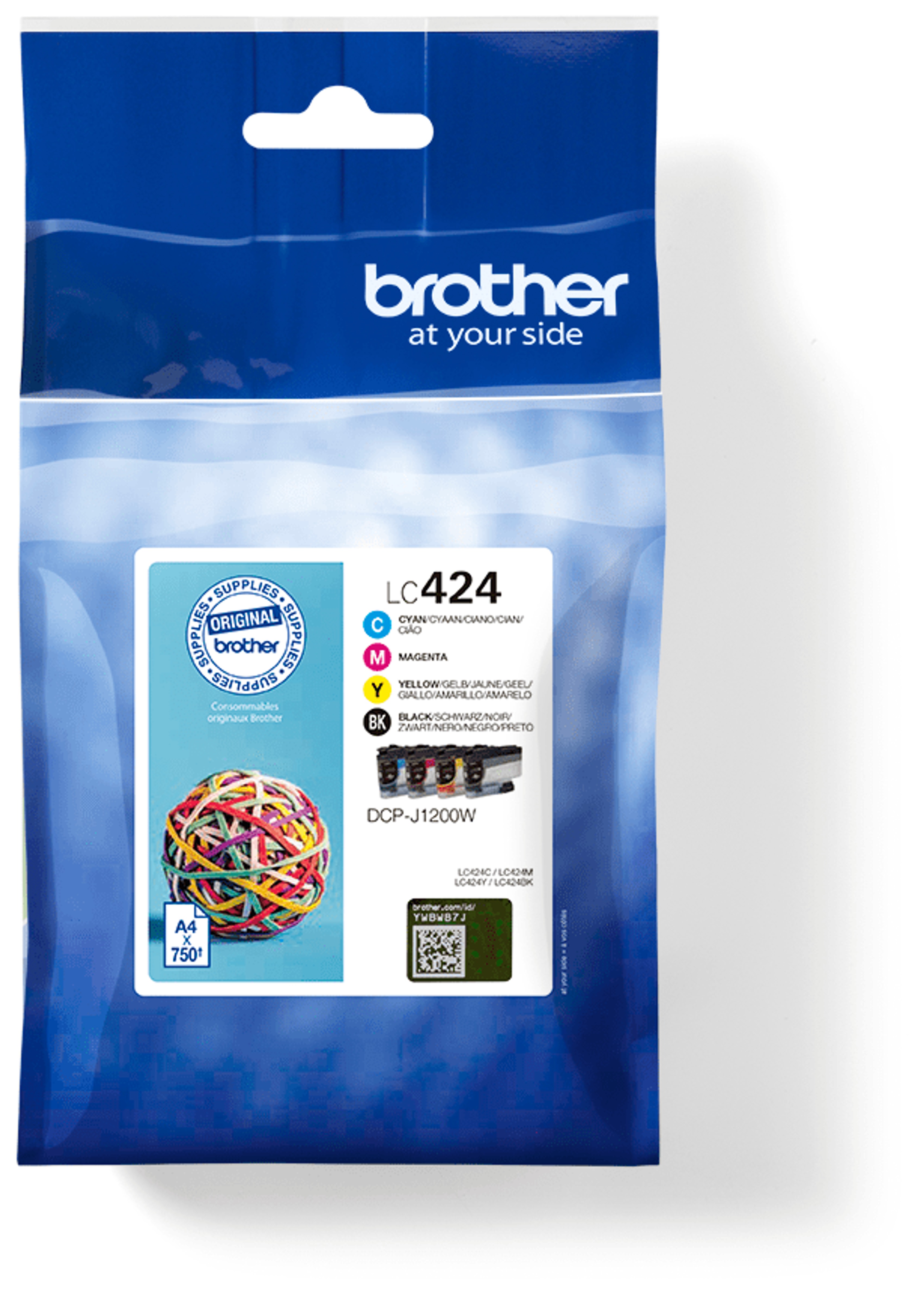 Brother LC424VALDR Valuepack 4 X mustekasetti