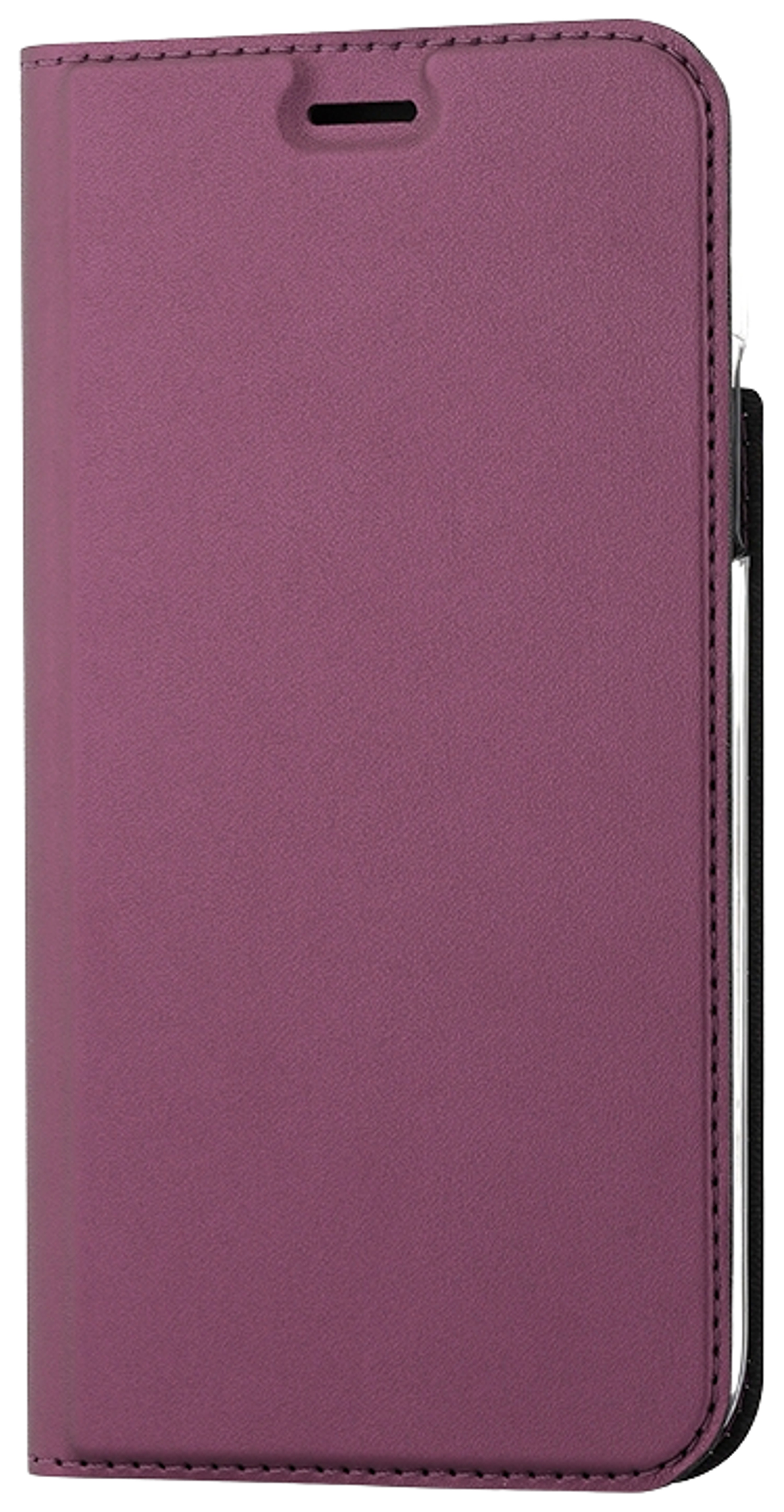 Wave Book Case, Apple iPhone 11, Smoky Sangria