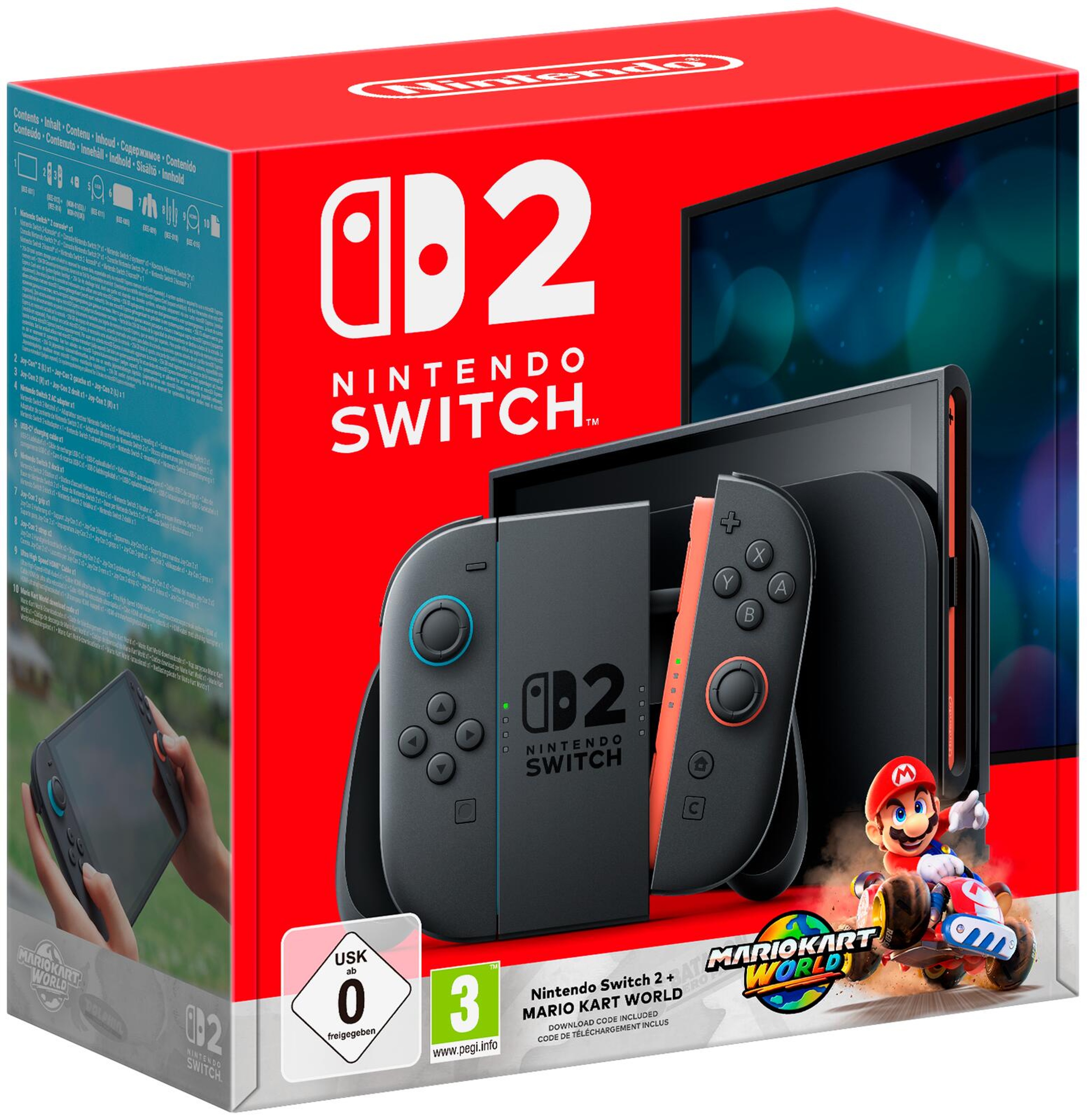Nintendo Switch 2 pelikonsoli + Mario Kart World