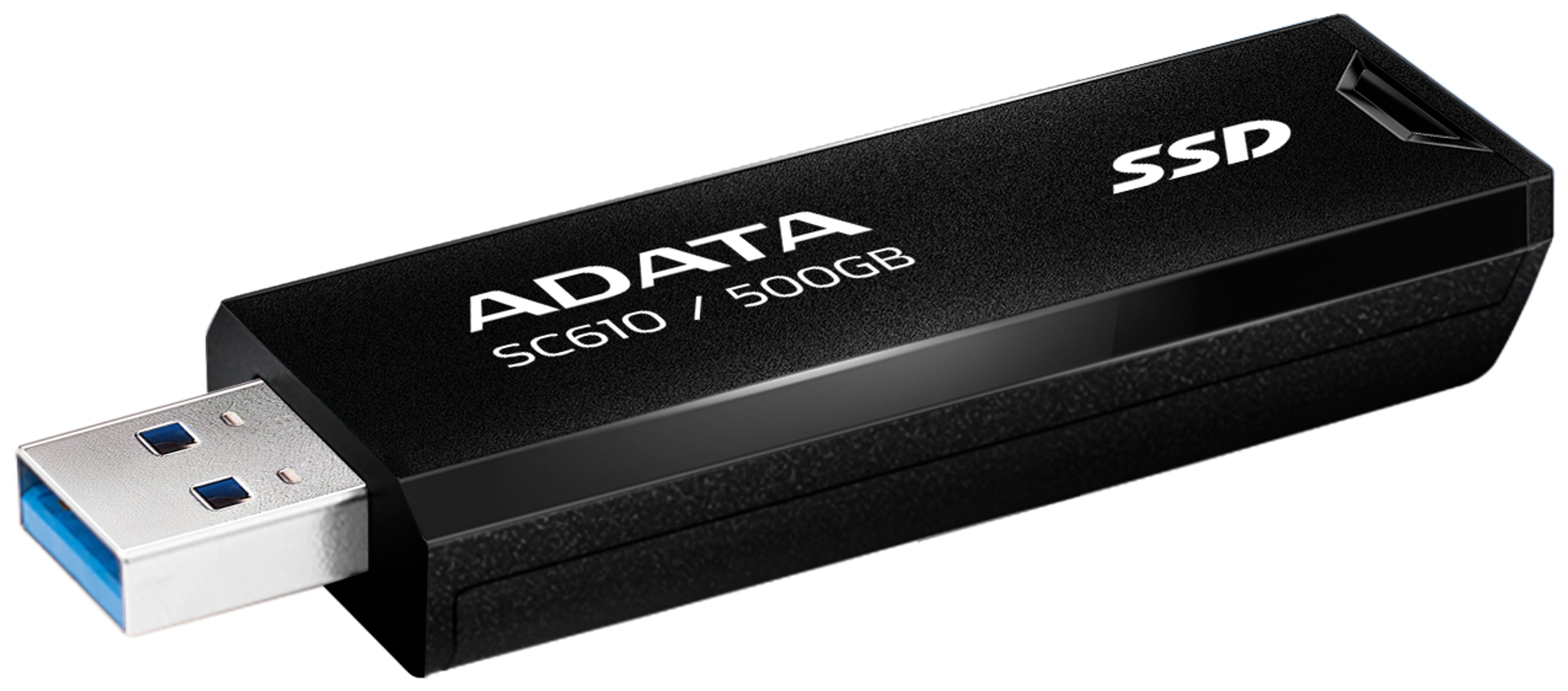 ADATA SC610 ulkoinen SSD-muisti, 500 GB, musta (USB-A)