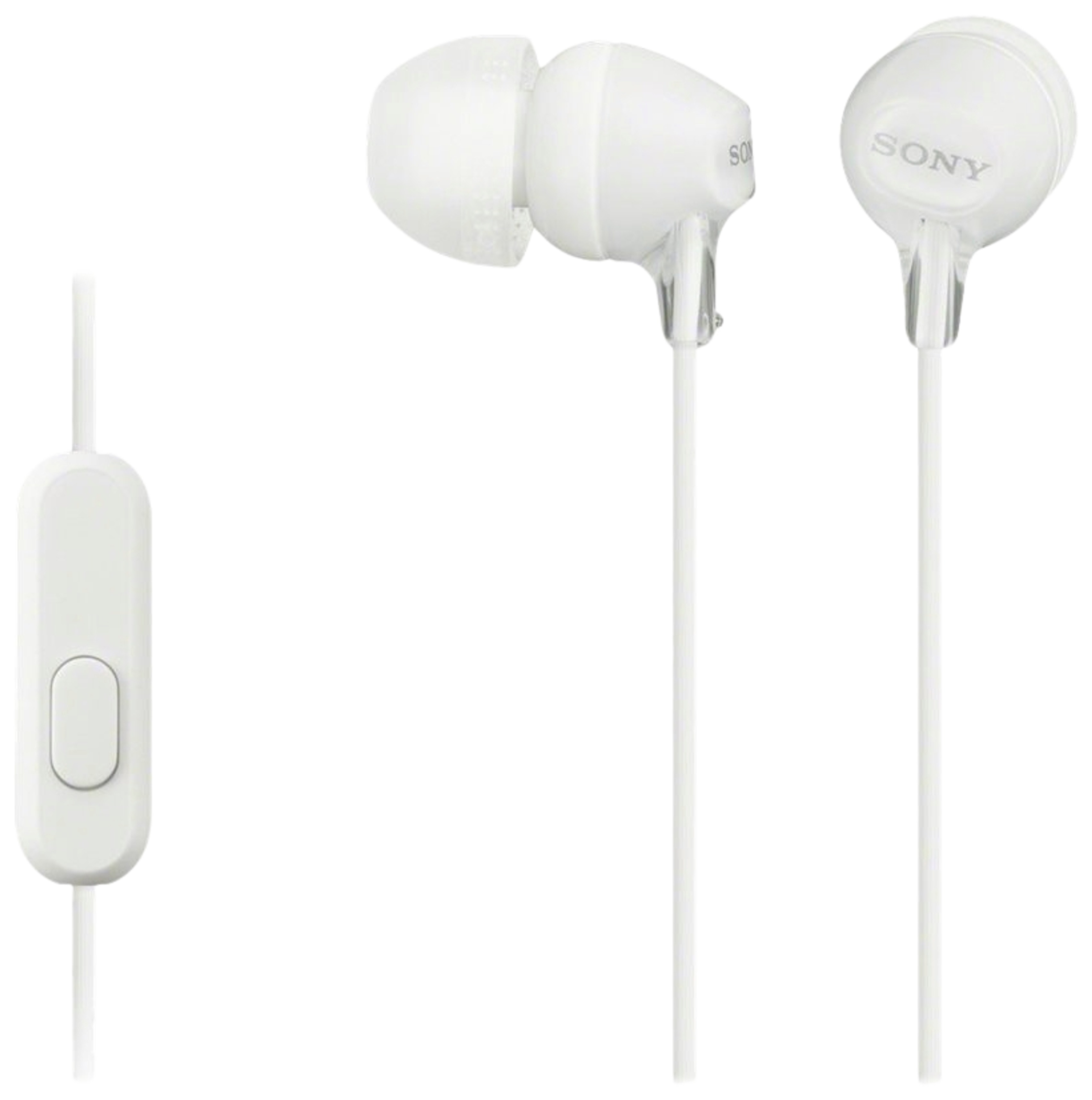 Sony MDR-EX15AP -nappikuulokkeet, valkoinen