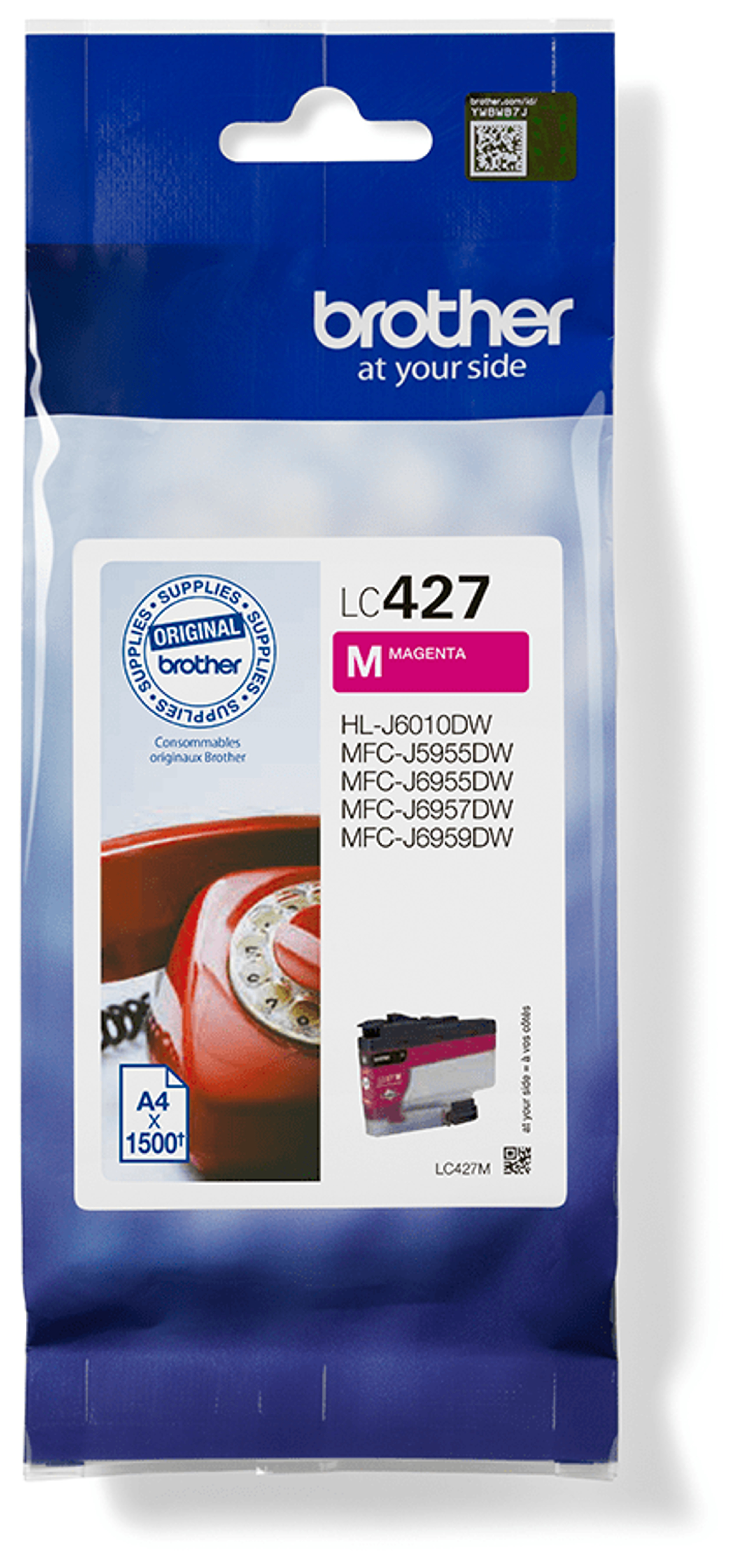 Brother LC-427M, magenta värikasetti