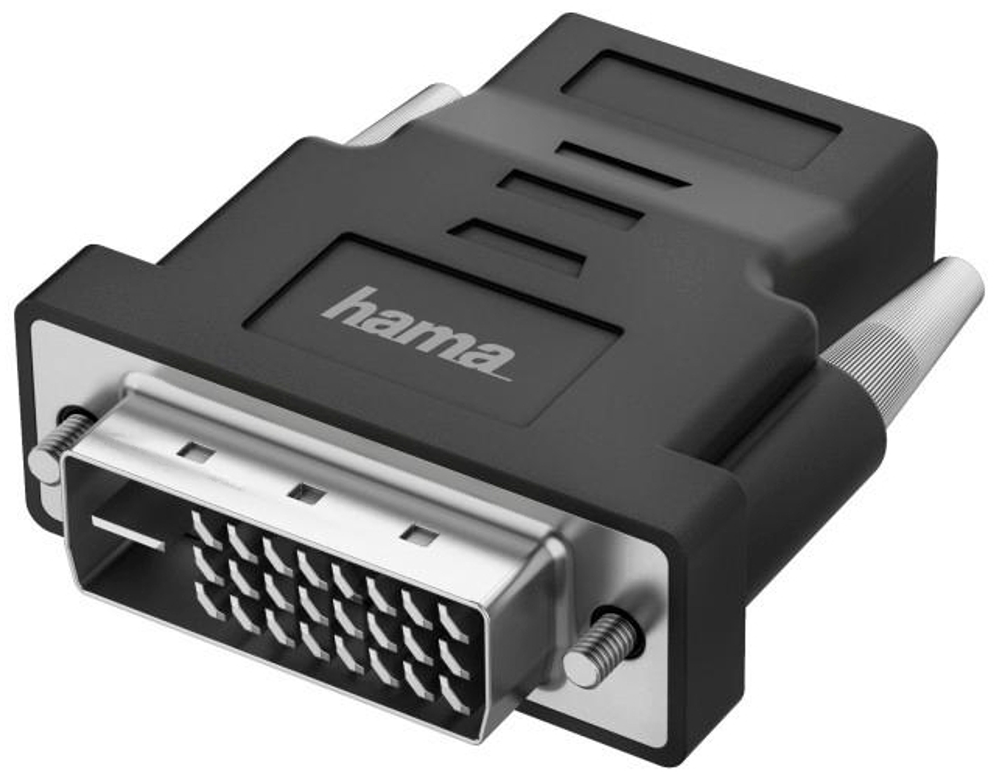 Hama DVI - HDMI -adapteri 4K, musta