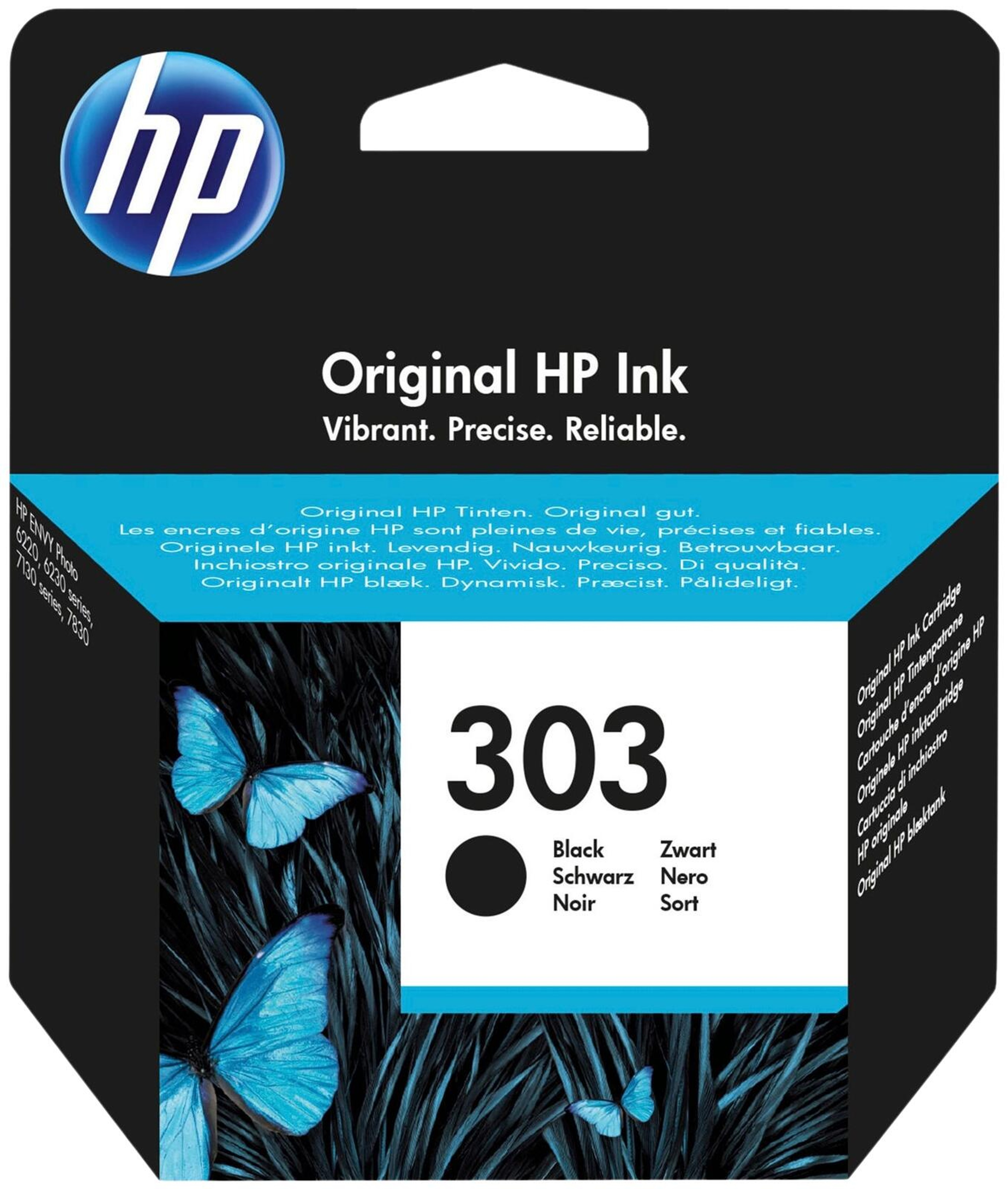 HP mustepatruuna HP 303 - musta