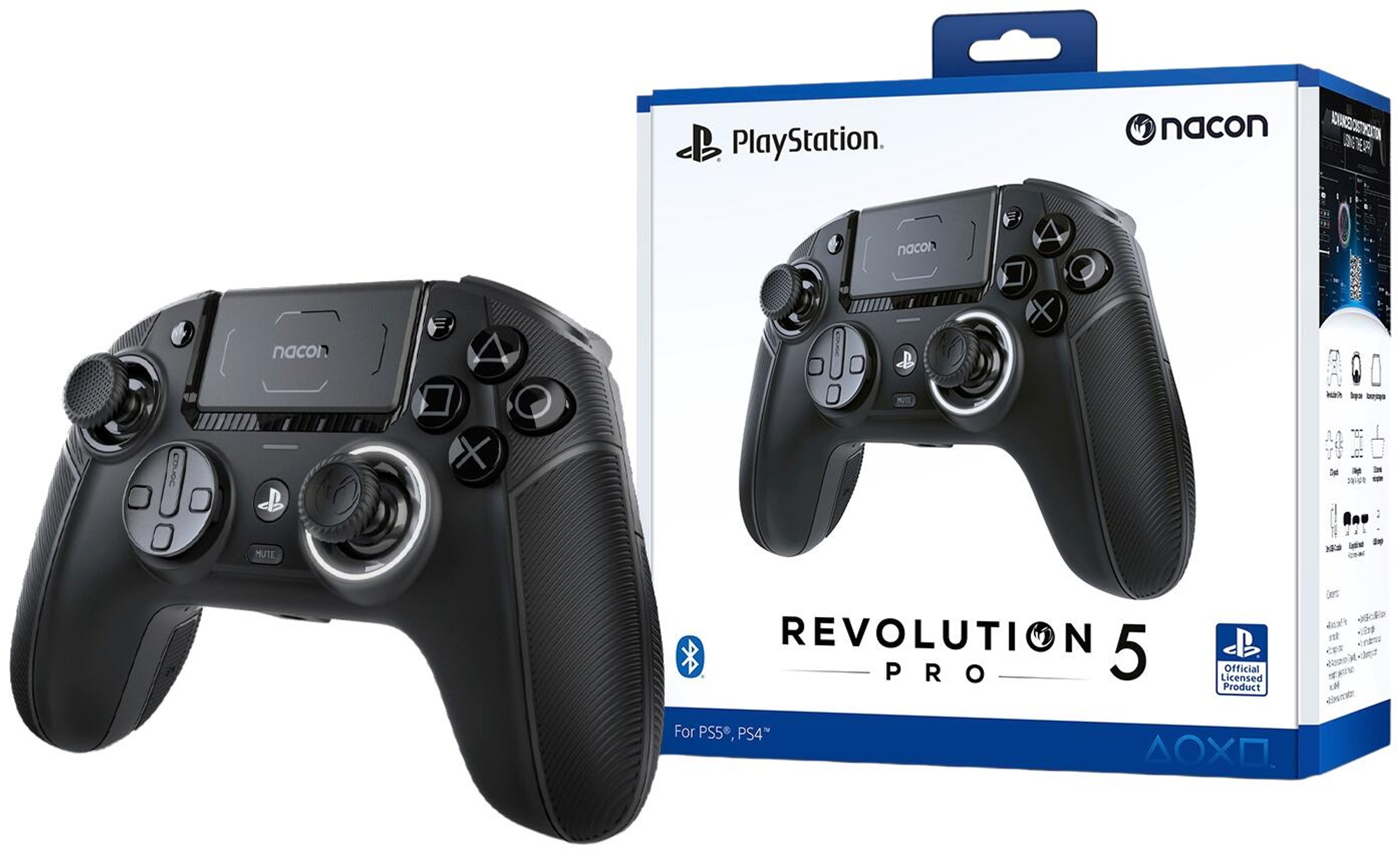 Nacon Revolution 5 Pro PS5-peliohjain, musta