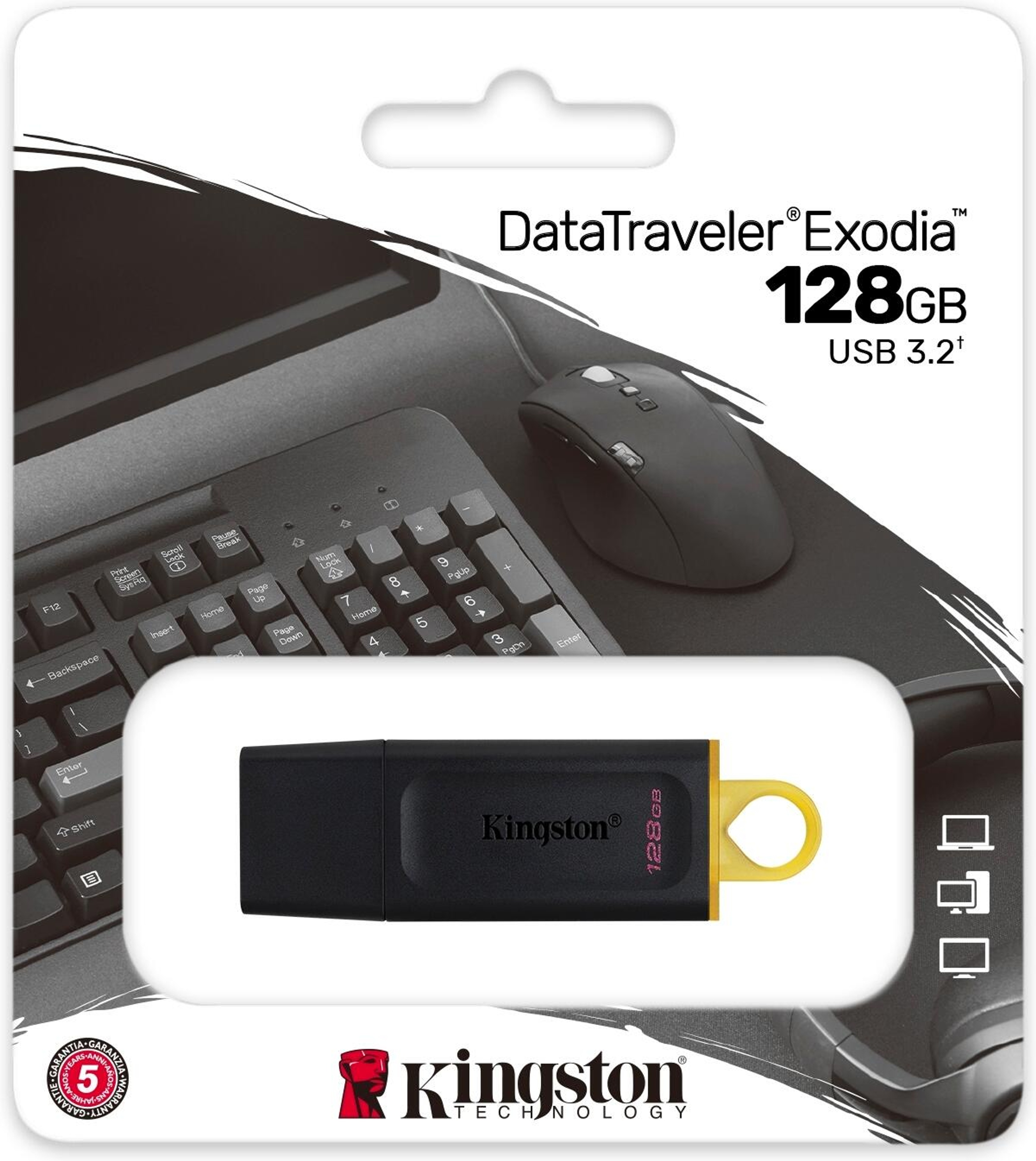 Kingston DataTraveler Exodia 128 Gt USB-muisti