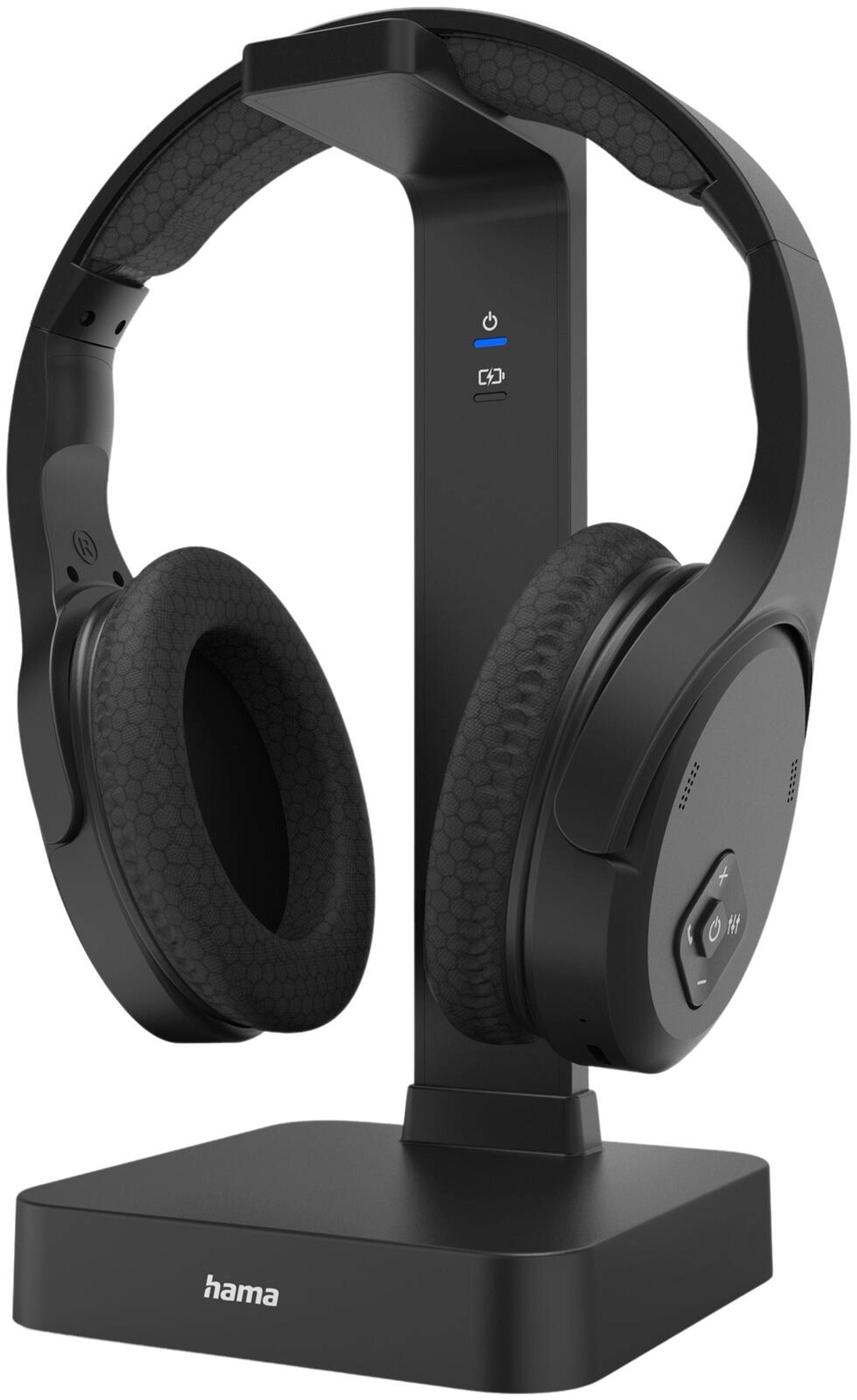 Hama langattomat TV-kuulokkeet, Over-Ear, 2.4GHz + Bluetooth, latausasemalla