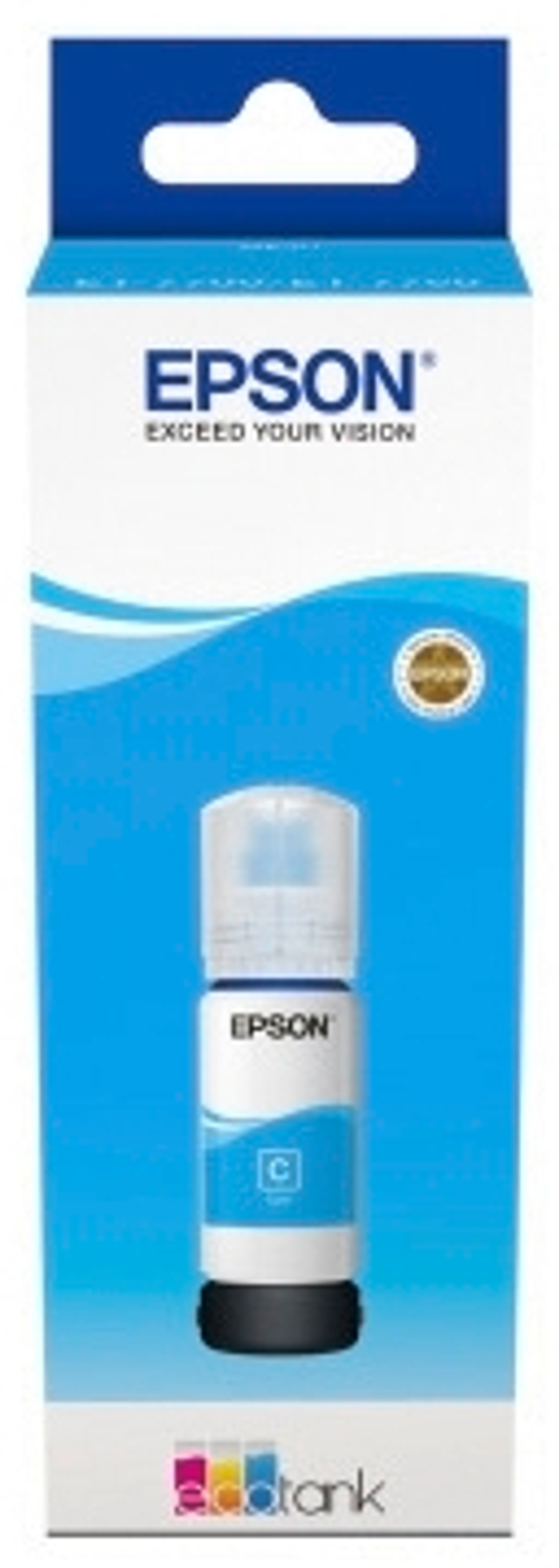 Epson mustepullo 103 syaani