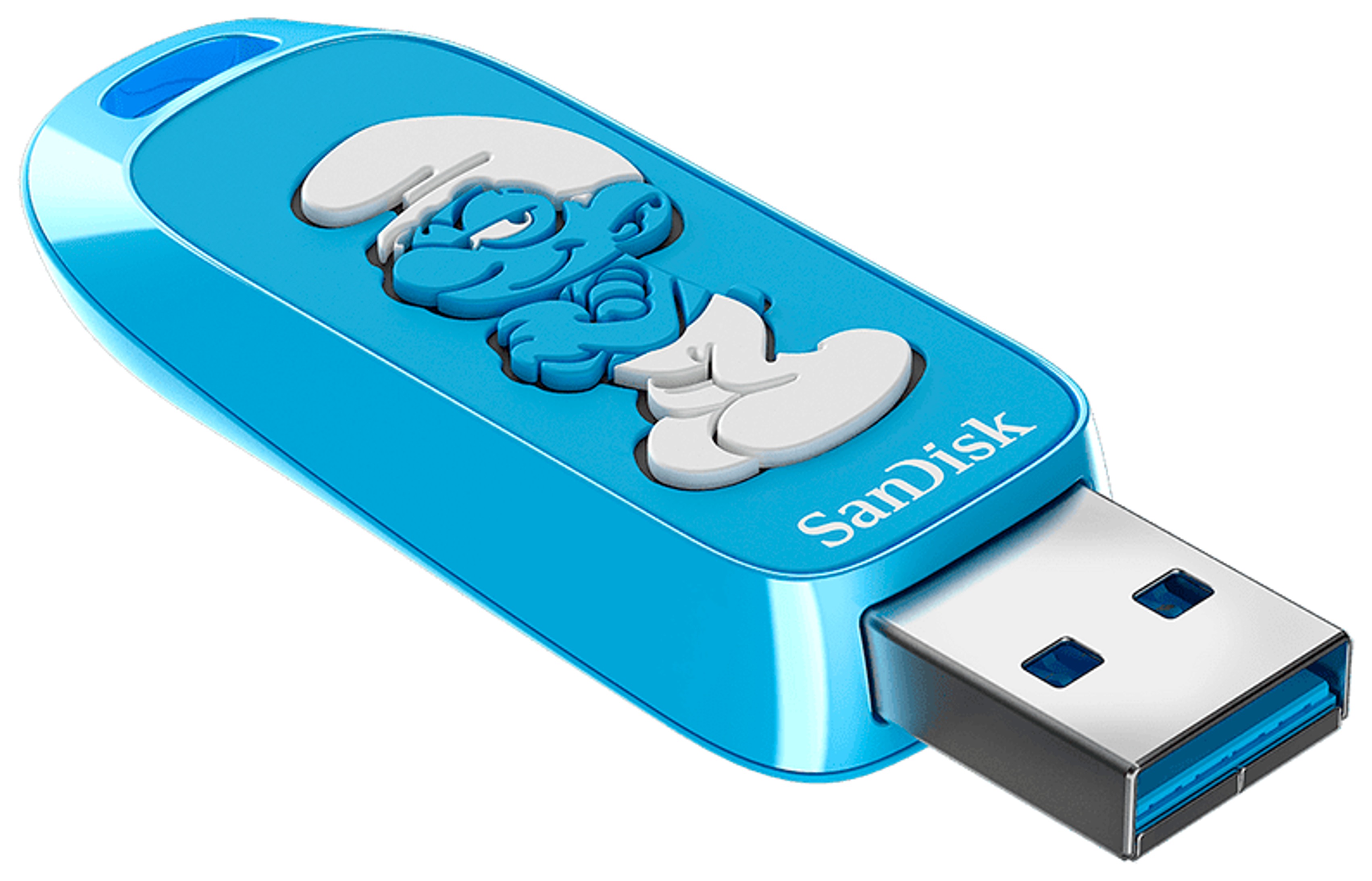SanDisk Muistitikku 64GB smurffi