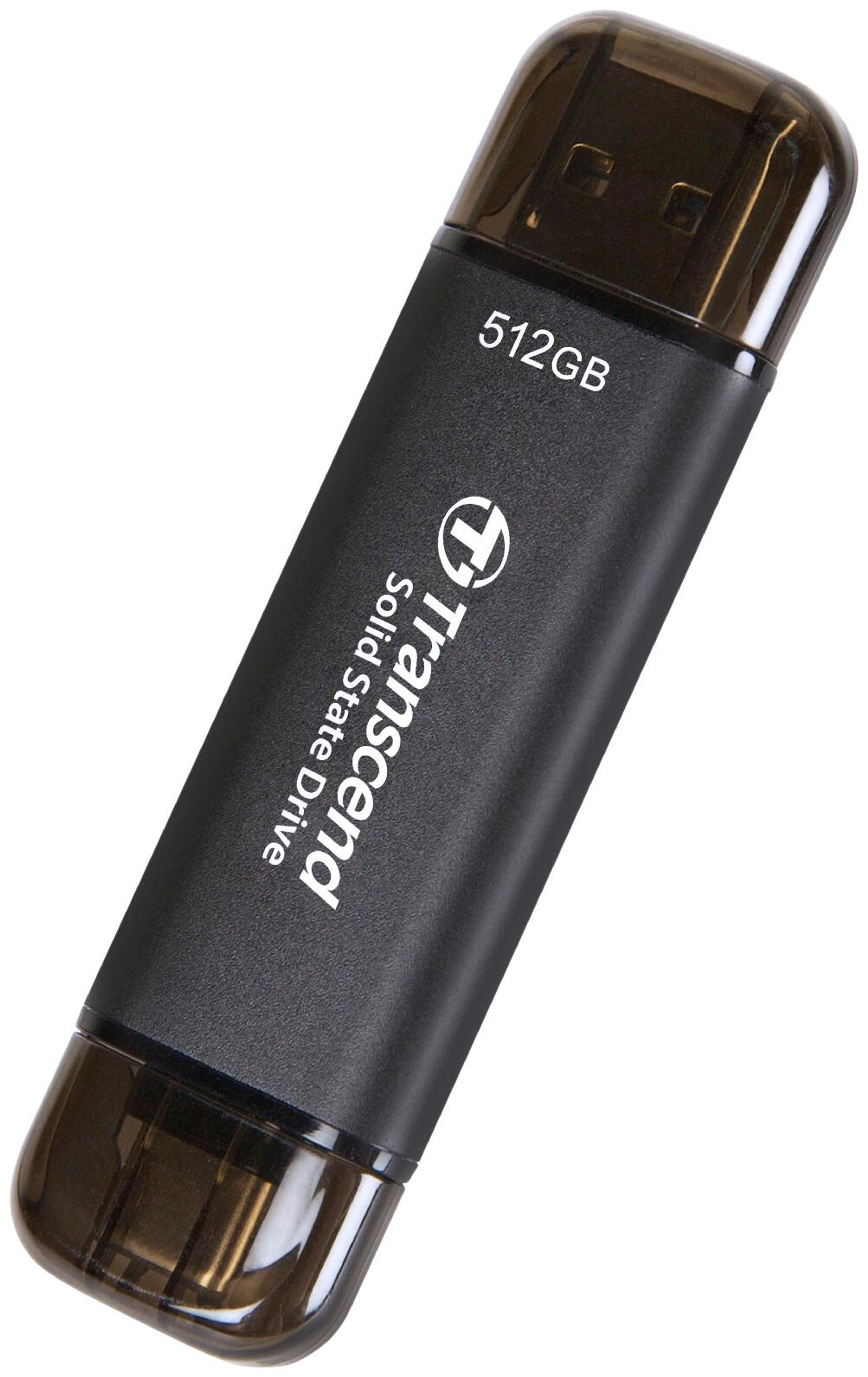 Transcend ulkoinen SSD-muisti ESD310C 512GB USB Type-C ja Type-A