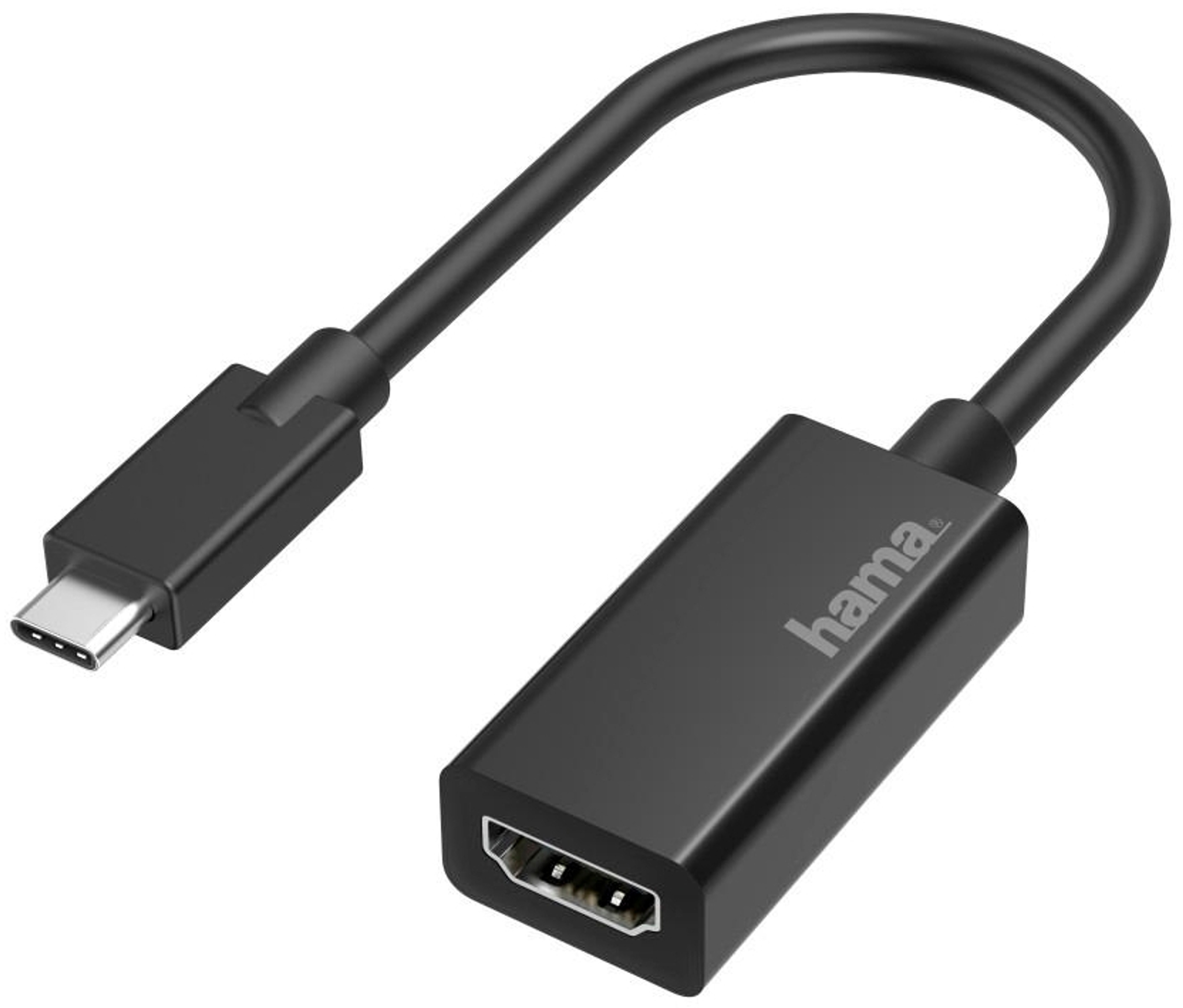 Hama Videoadapteri, USB-C uros - HDMI™ naaras, Ultra HD 4K