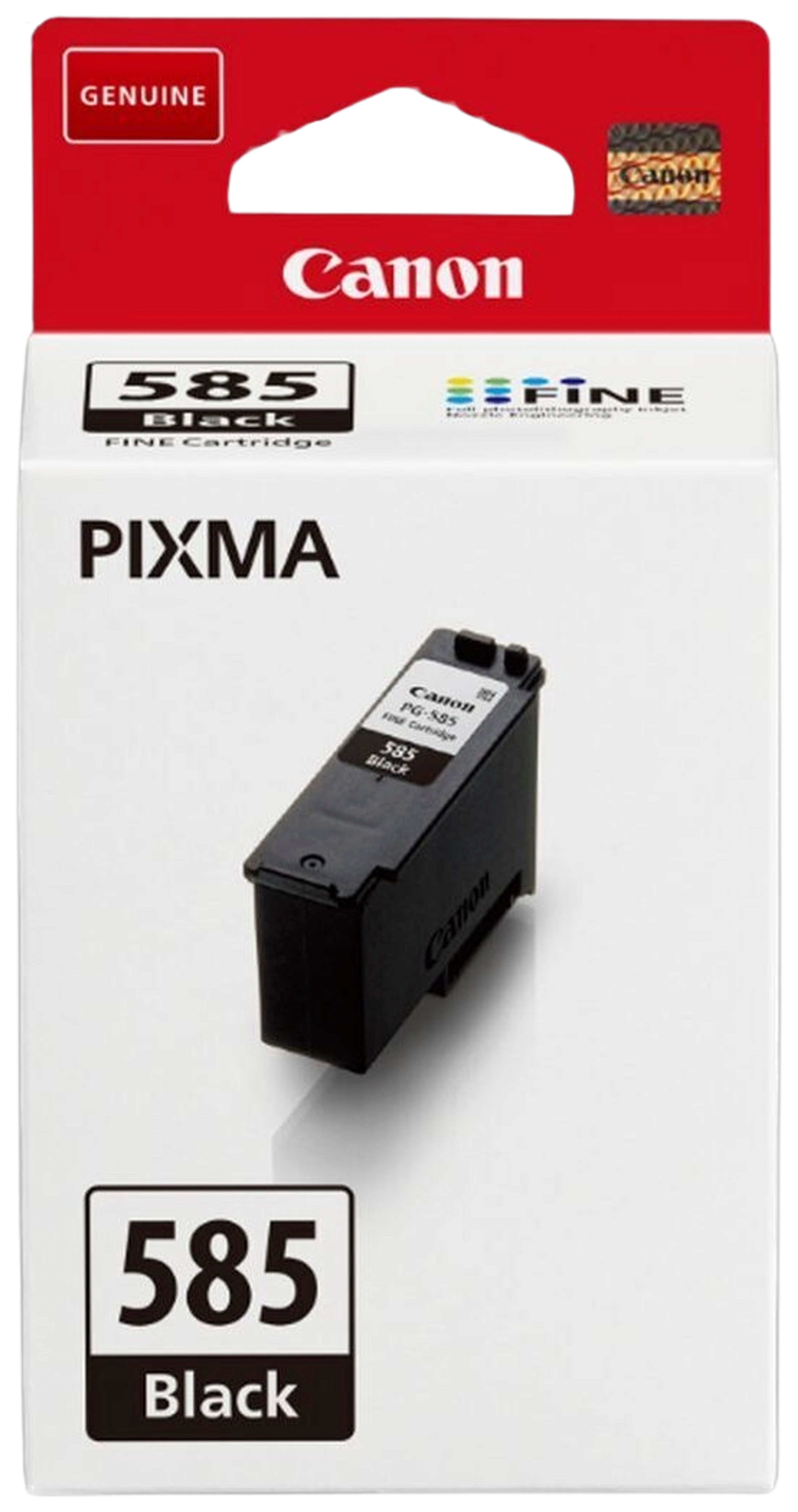 Canon PG-585, musta mustekasetti