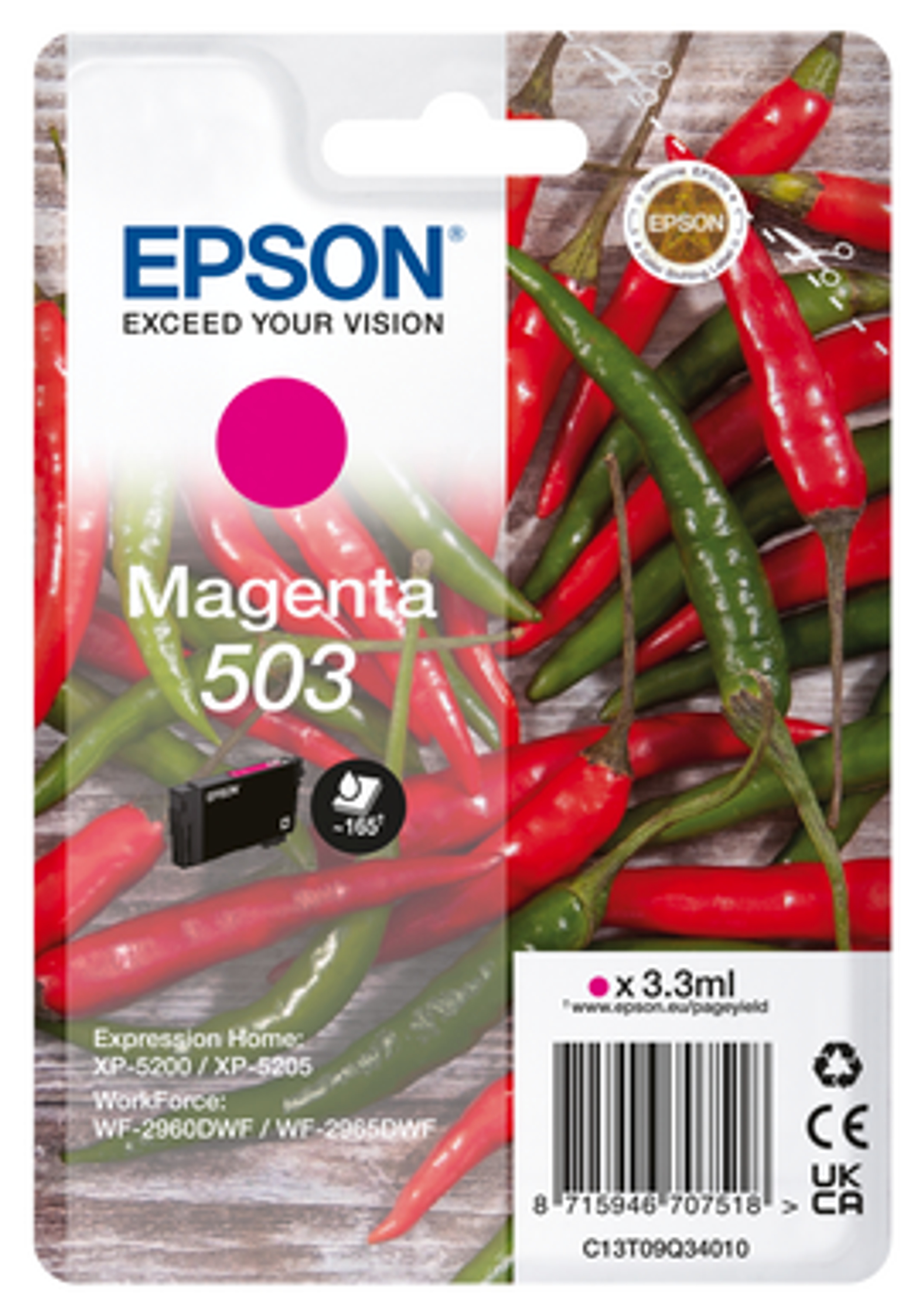 Epson 503 -mustekasetti, magenta
