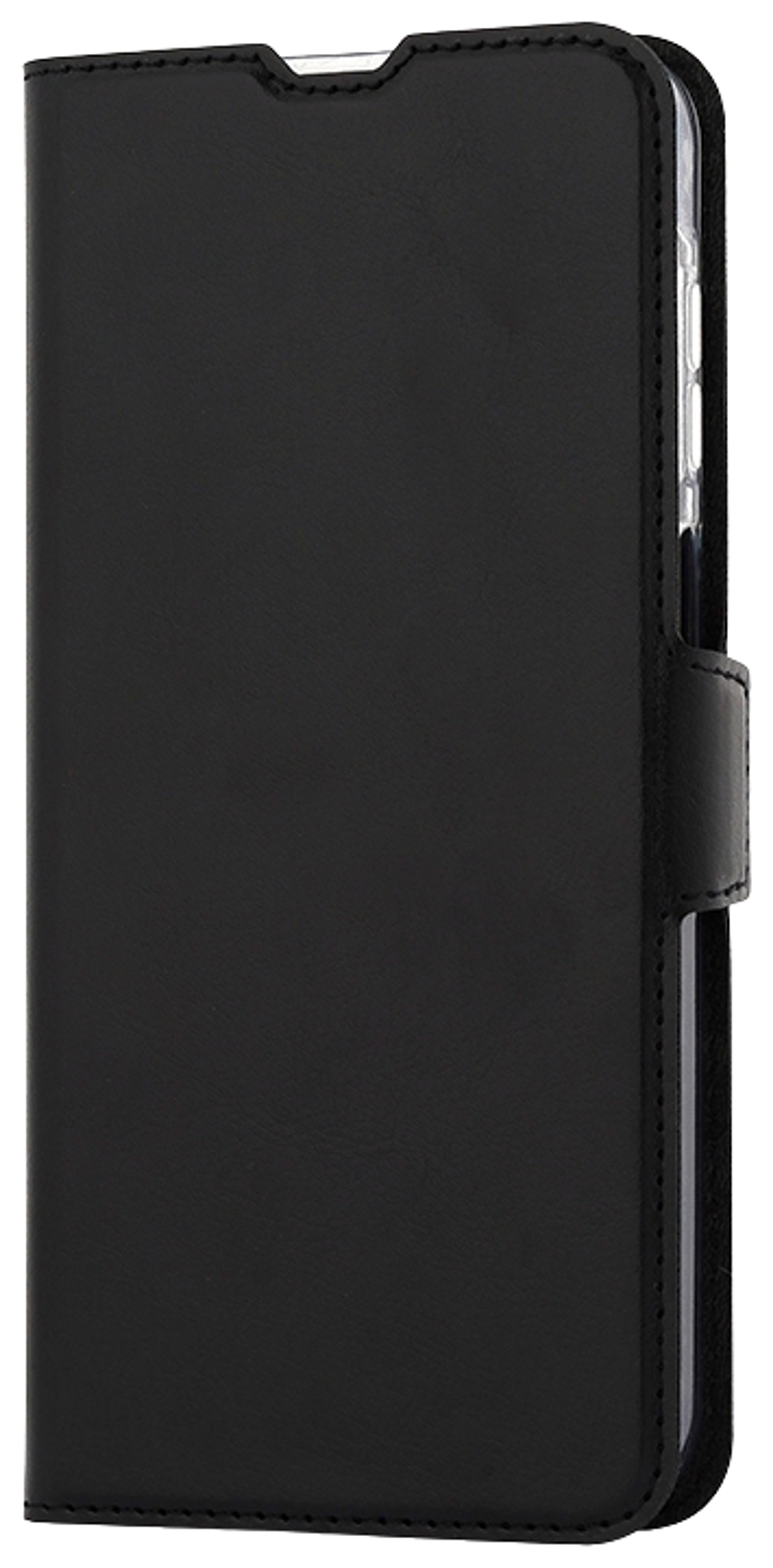 Wave BookCase -suojakotelo, Samsung Galaxy A16, musta