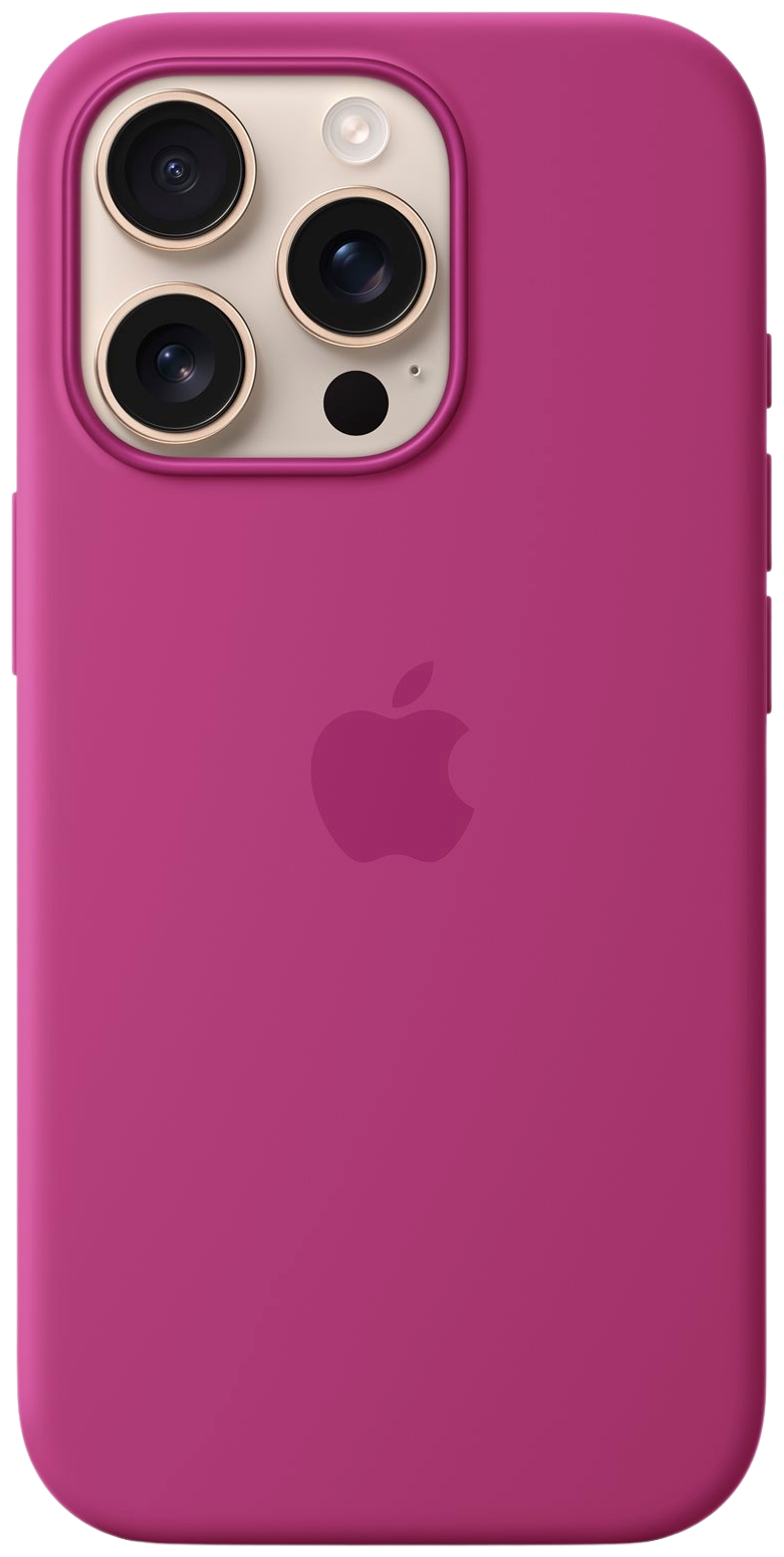 Apple iPhone 16 Pro silikonikuori MagSafella, fuksia