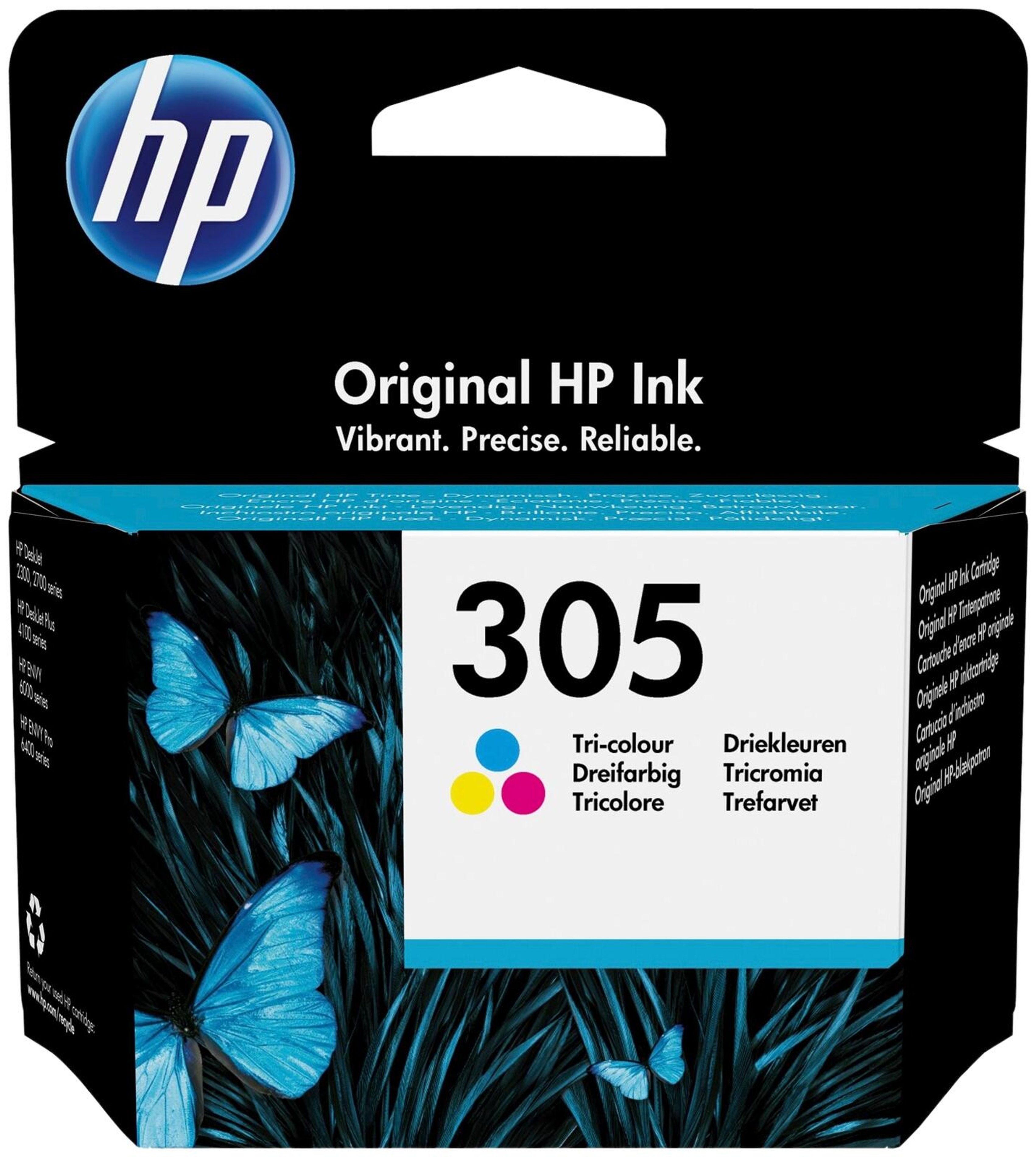 HP 305, alkuperäinen kolmivärinen mustekasetti