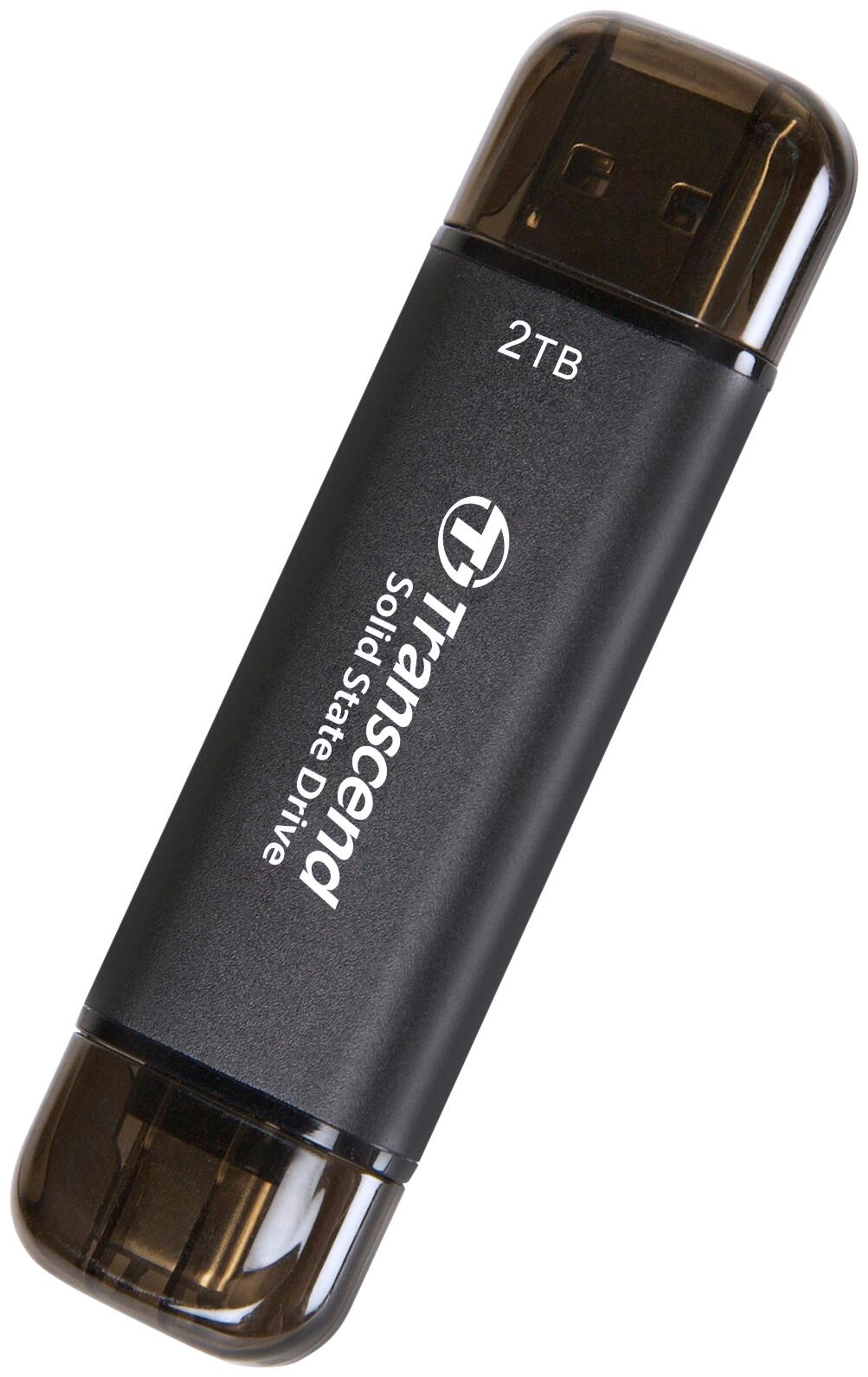 Transcend ulkoinen SSD-muisti ESD310C 2TB USB Type-C ja Type-A