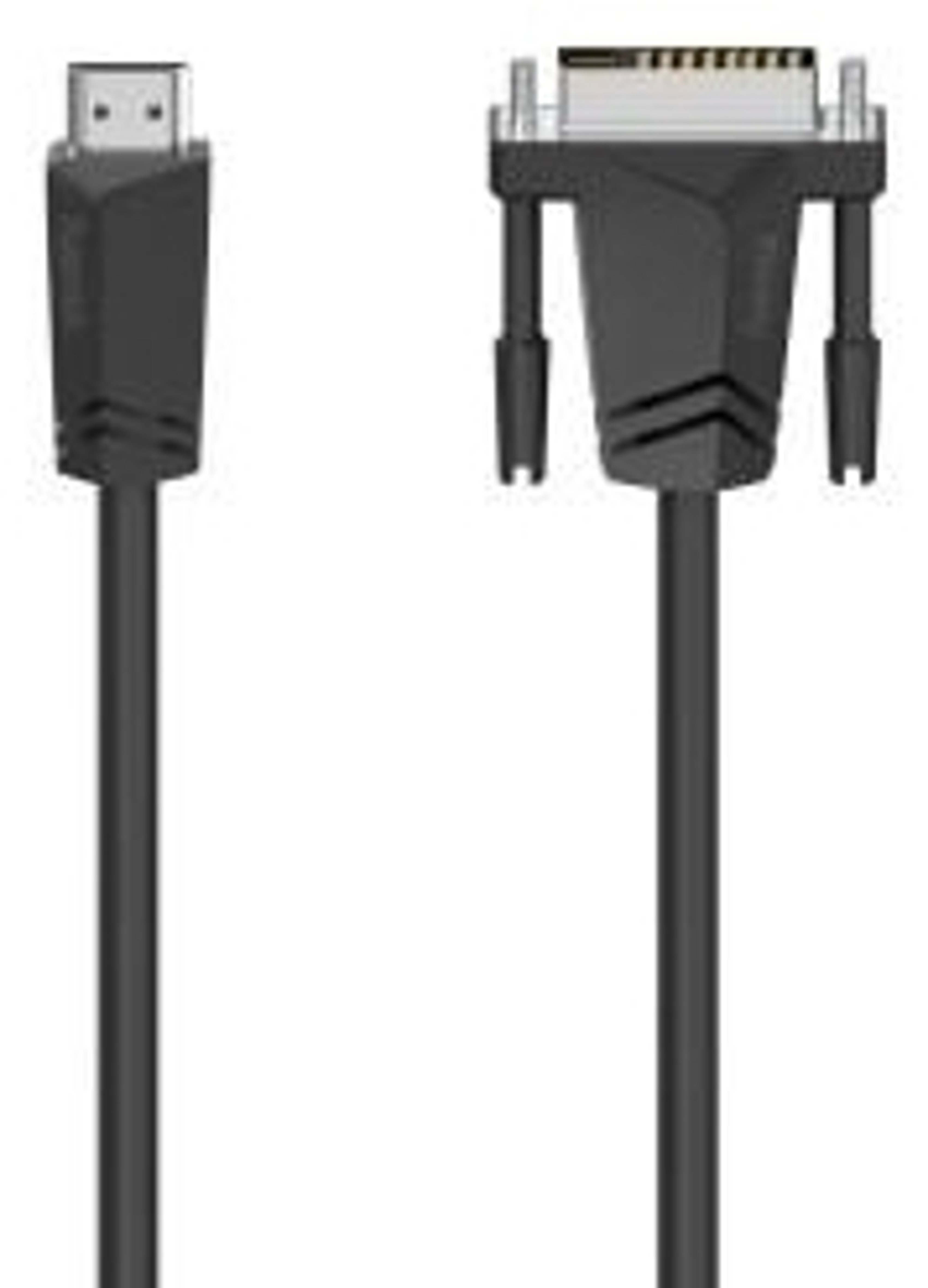 Hama 00205018 HDMI-DVI-kaapeli, 1.5 m, musta