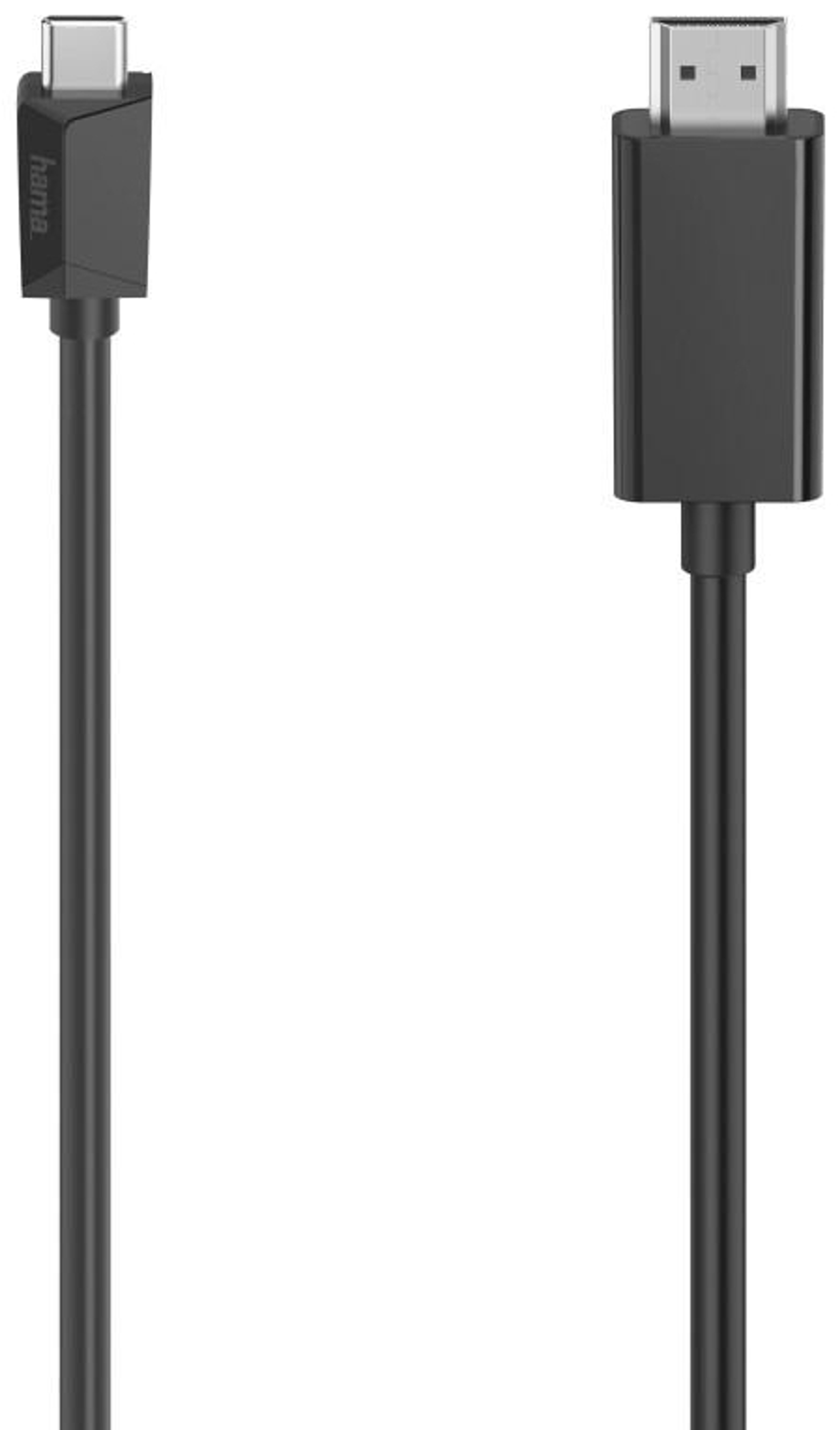 Hama Videokaapeli, USB-C uros - HDMI™ uros, Ultra HD 4K, 1,5 m