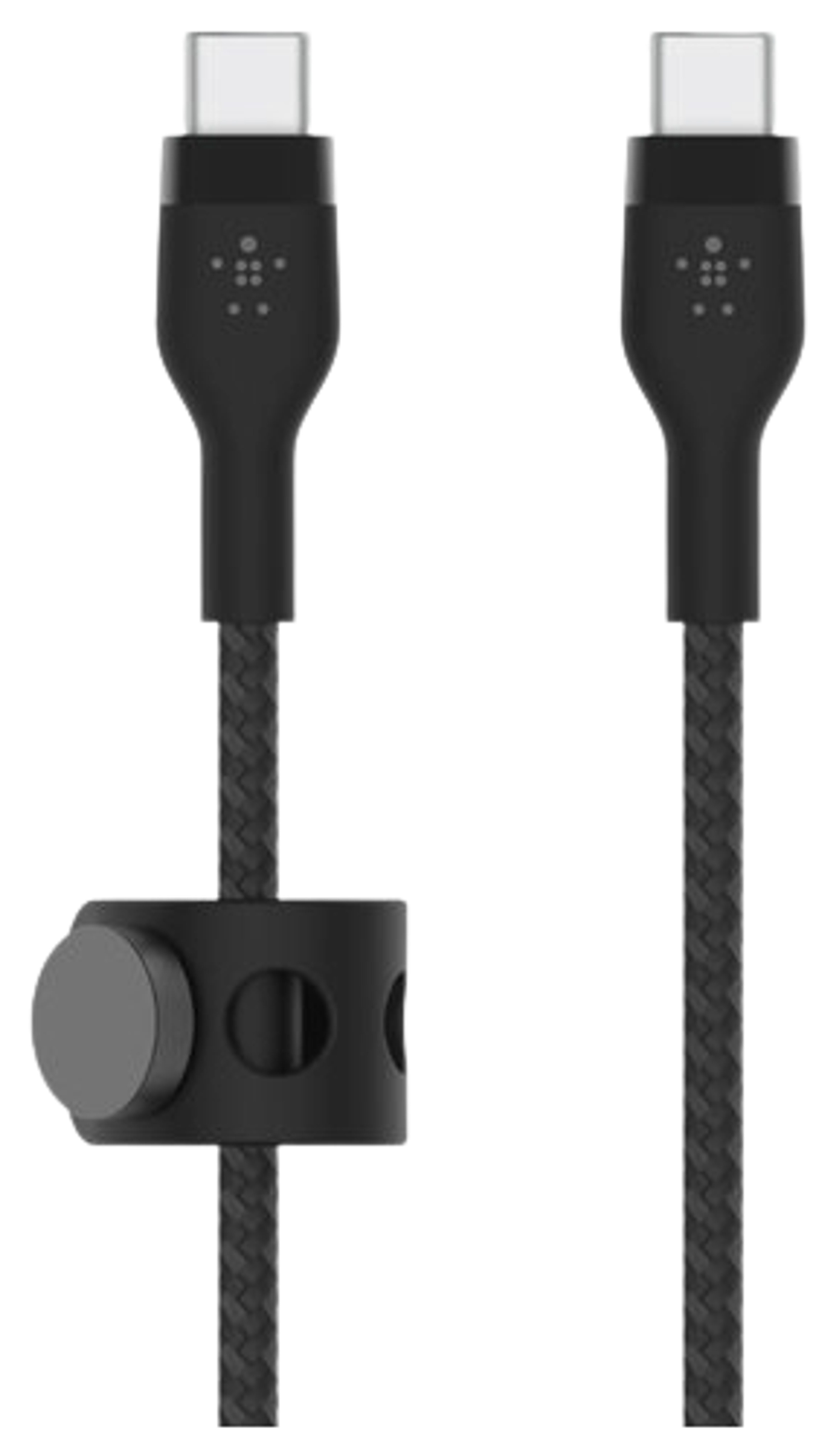 Belkin kaapeli PRO Flex USB-C to USB-C 2.0, punottu silikoni, 3M, musta