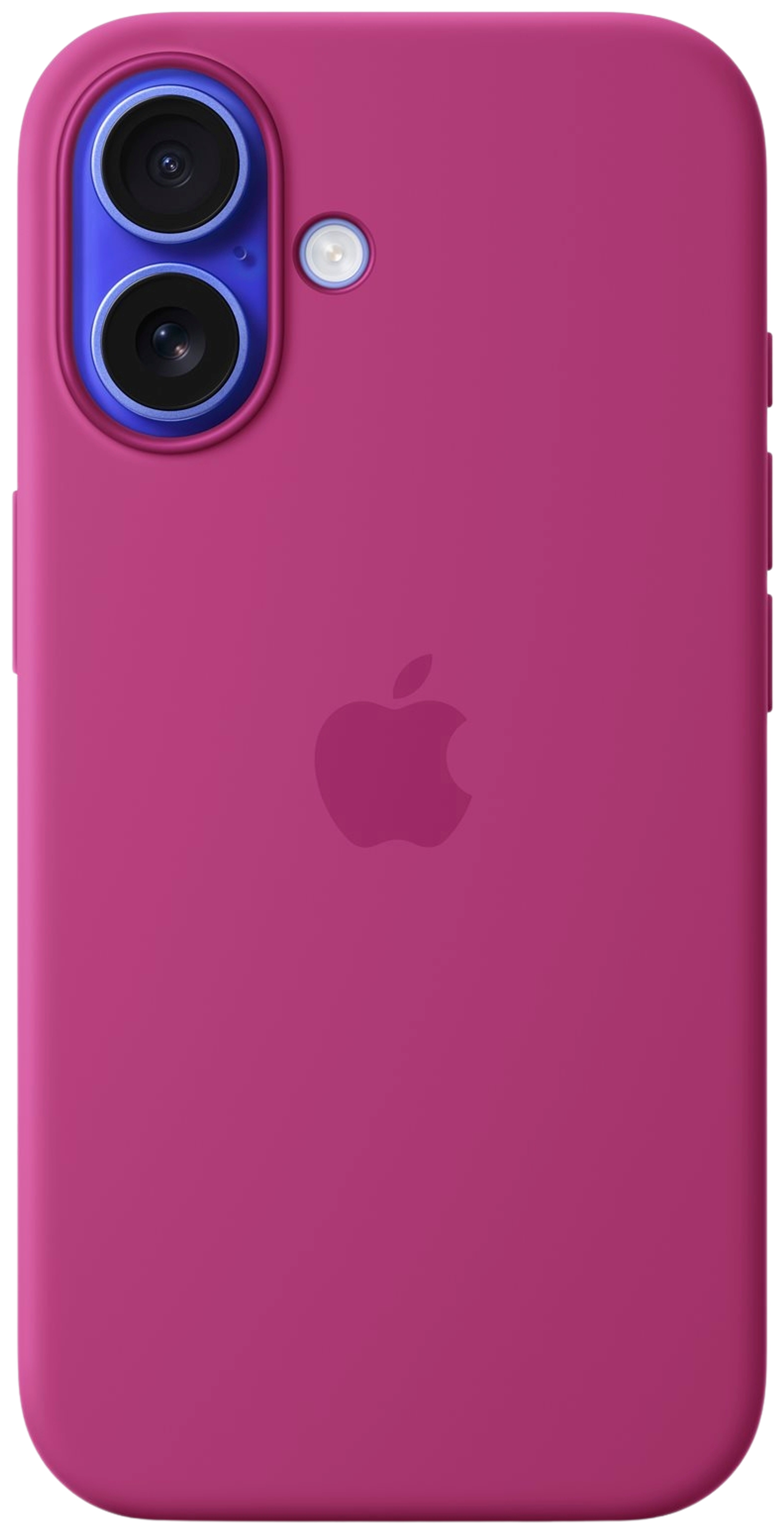 Apple iPhone 16 silikonikuori MagSafella, fuksia