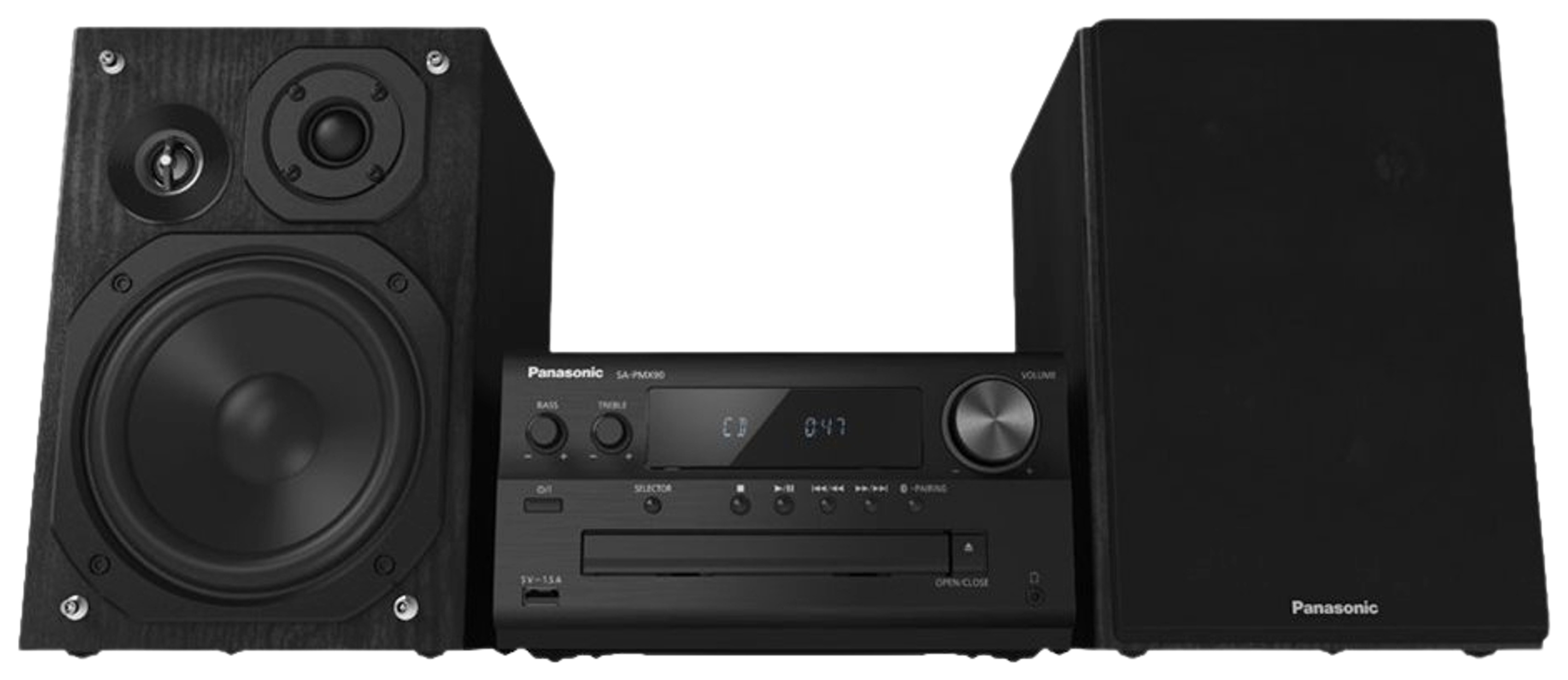 Panasonic SC-PMX90 FM Mikrohifijärjestelmä, musta