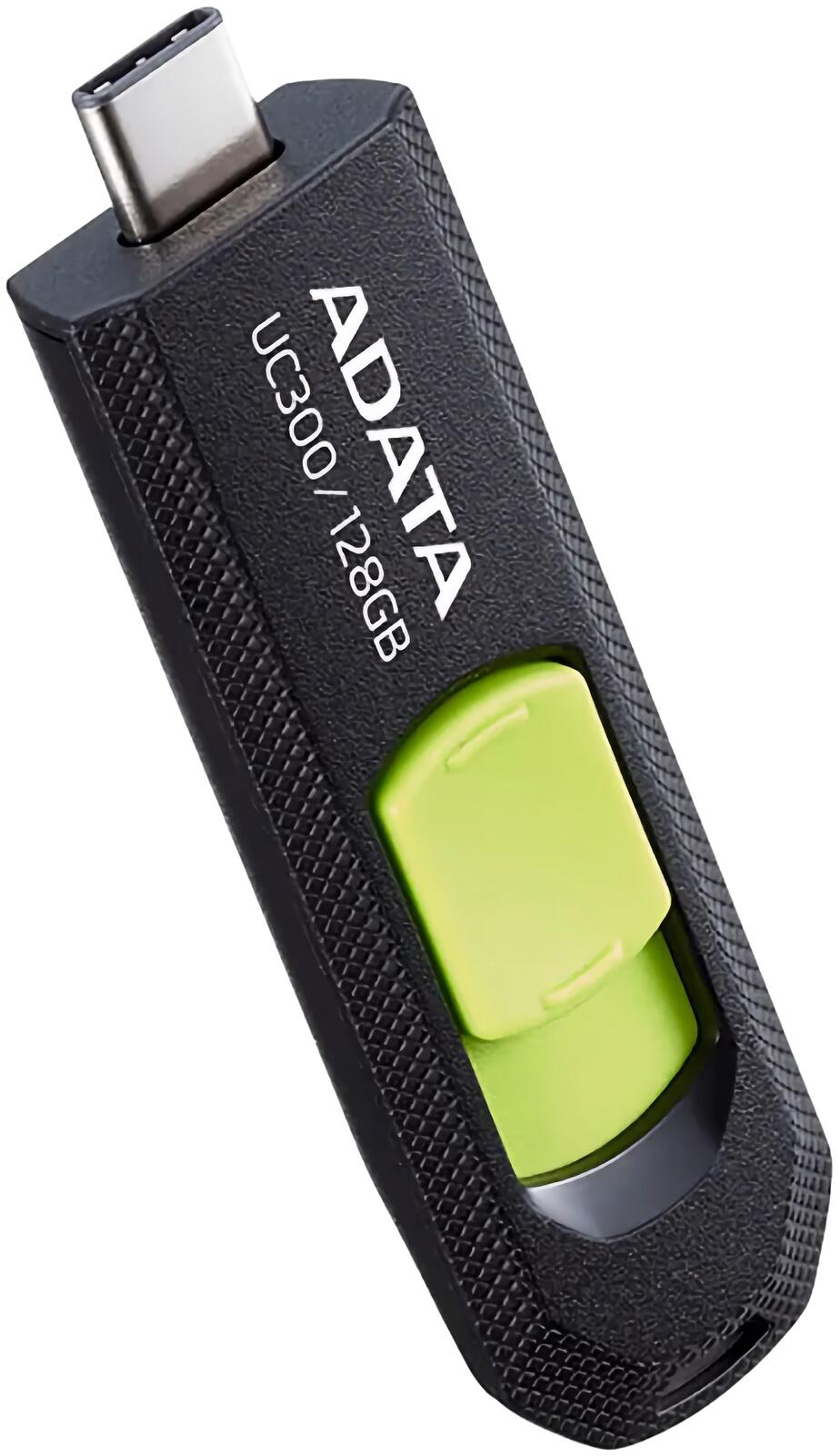 ADATA UC300 USB-muistitikku, 128 GB, musta/vihreä (USB-C 3.2 Gen 1)