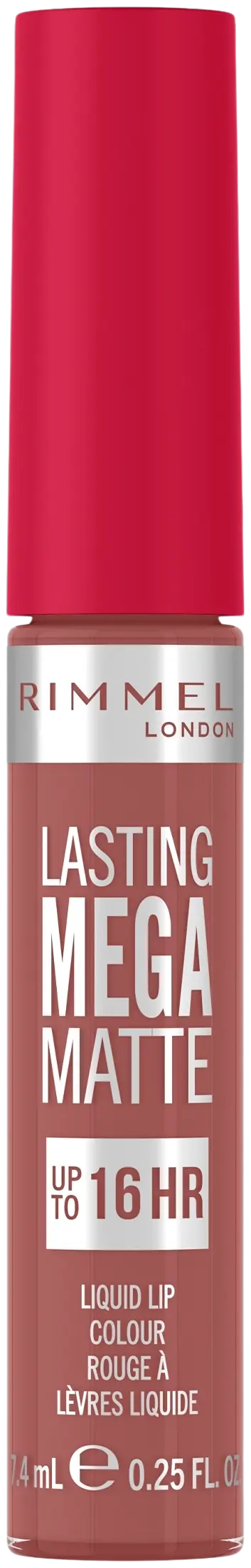 Rimmel Lasting Mega Matte Liquid Lip Colour  6 ml 110 Blush mattahuulipuna