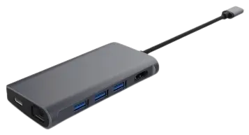 LMP Adapteri USB-C Dock 2 4K 6 Port