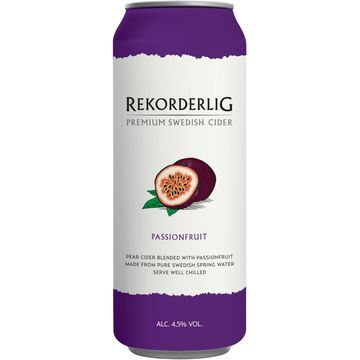 Sidras REKORDERLIG PASSIONFRUIT, 4,5 %, 0,5 l