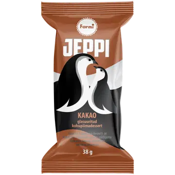 Jeppi Glasuuritud kakaodessert šokolaaditäidisega, 38g