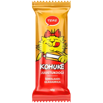 Tere Kohuke juustukoogi šokolaadiglasuuriga 40 g
