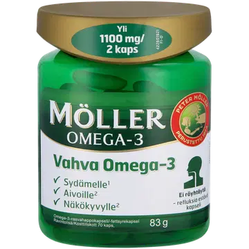 Möller Omega-3 kalaõlikaplsid 70 tk 90 g