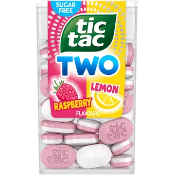 Tic Tac Two pastillid vaarika-sidrunimaitselised 38,5g