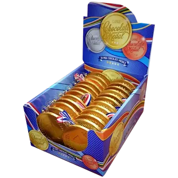 Steenland piimašokolaadist kaelariputatav medal nr.1 23 g