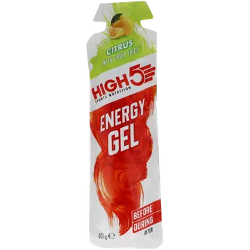 High5 energiageel, kiiretoimeline, tsitruselise maitsega 40g