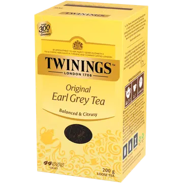 Twinings Earl Grey must purutee 200g