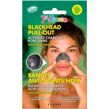 Ninapuhastusplaastrid Montage Jeunesse 7th Heaven 3tk aktiivsüsi