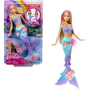 Barbie õitsev merineitsi - nukk lilla
