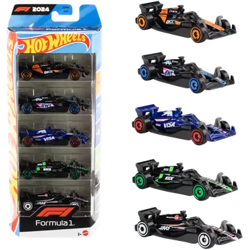 Hot wheels race f1 -pienet auto 5 kpl