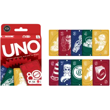 Uno mattel 80a juubel