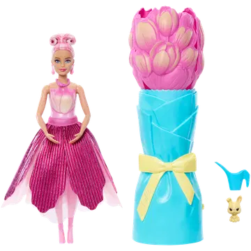 Barbie lilleline üllstusnukk roosa tulp