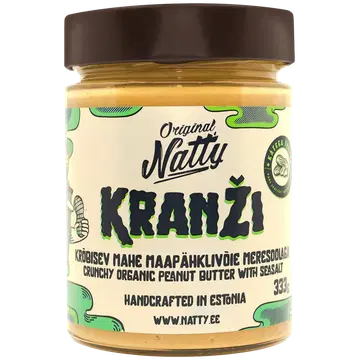 Natty kranži - krõbisev mahe maapähklivõie 333g