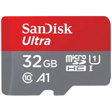 Mälukaart SanDisk 32GB Ultra MicroSD 98MBS + adapter class10