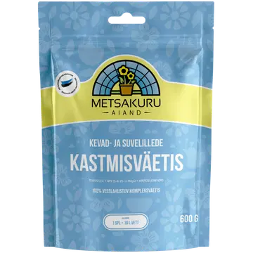 Kevad-ja suvelillede kastmsväetis 600g