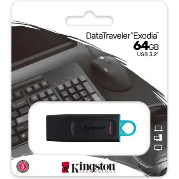 Mälupulk 64GB USB3.2 DT EXODIA