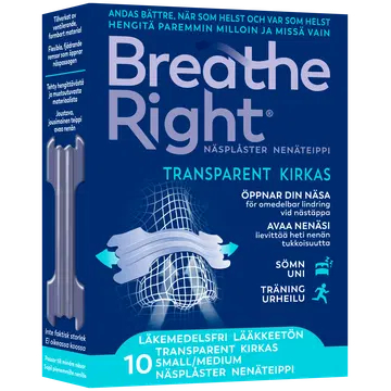 Breathe Right ninateip hingamiseks 10tk