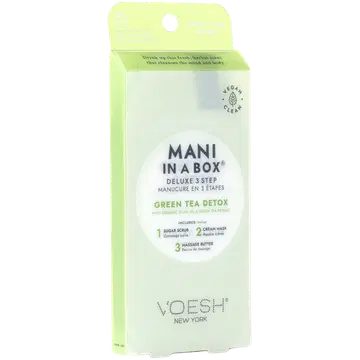 Maniküürikomplekt 3 astet Voesh roheline tee